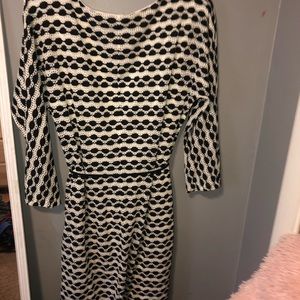 Black and white dress